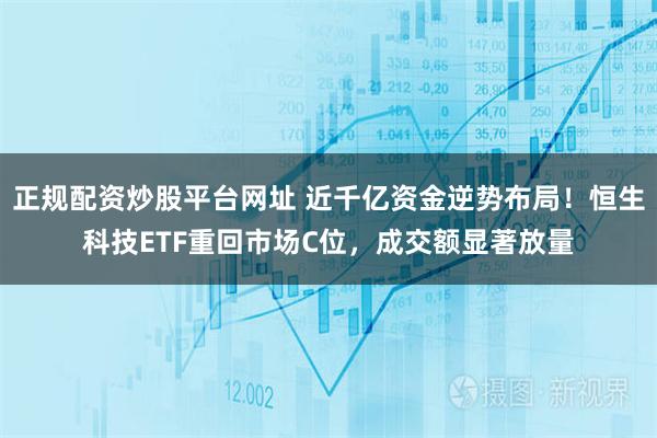 正规配资炒股平台网址 近千亿资金逆势布局!恒生科技ETF重回市场C位,成交额显著放量